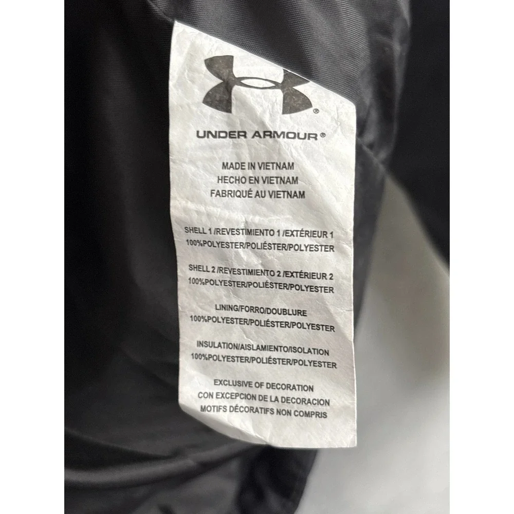 Under Armour Boys Pronto Puffer Jacket Zip Up Closure Repels Water-Puffer Jacket